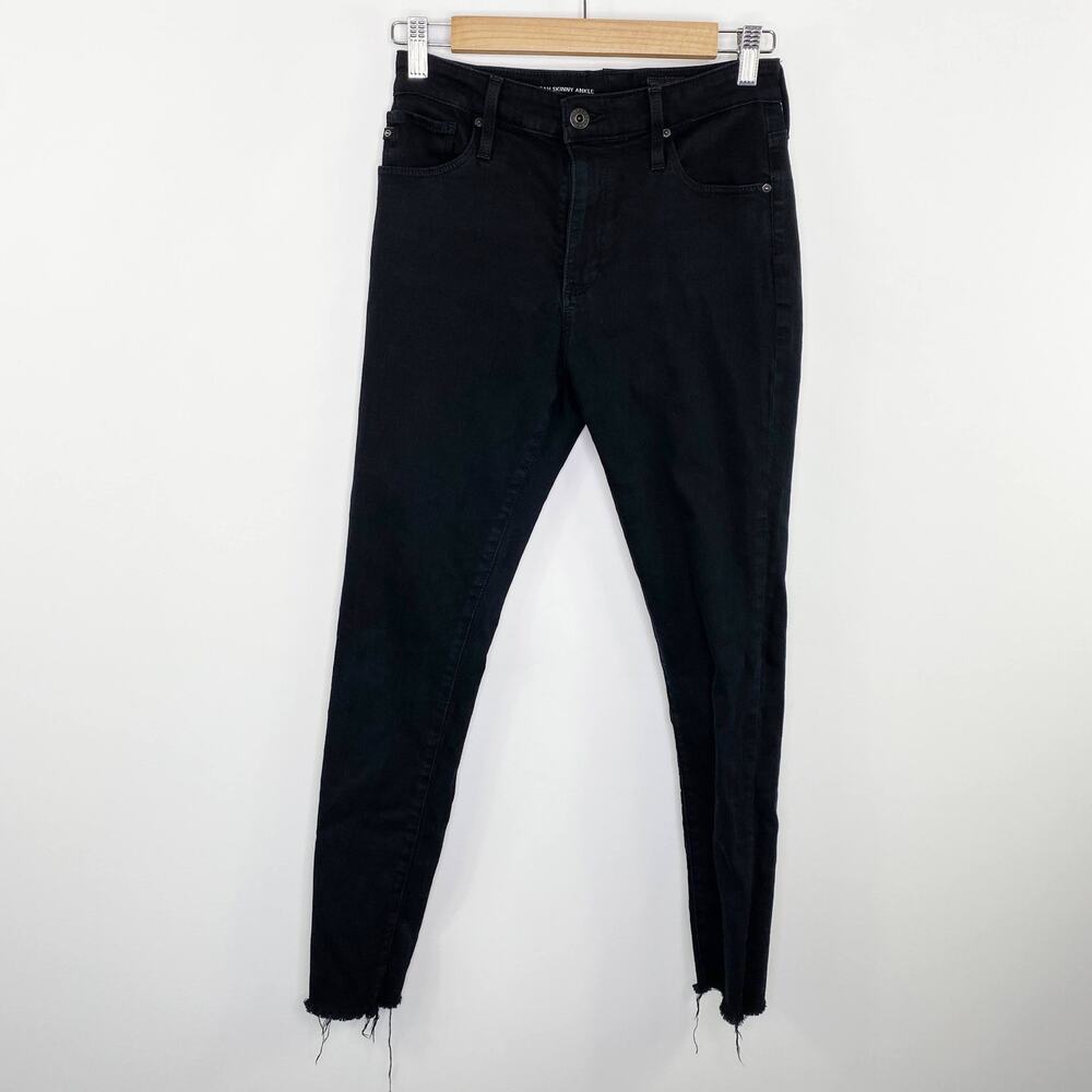 AG Adriano Goldschmied The Farrah Skinny Ankle High-Rise Jeans Women's Size 28‎